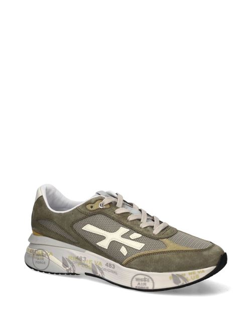 Sneakers uomo Premiata Prime running verde militare PREMIATA Prime | MOE_RUN_U8300